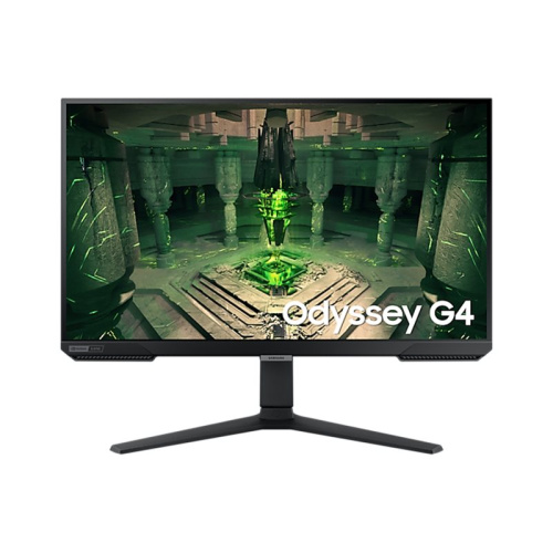 27" Монитор Samsung Odyssey G4 LS27BG400EIXCI черный [1920x1080 (FullHD)@240 Гц, IPS, LED, 1000:1, 400 Кд/м², 178°/178°, DisplayPort 1.2, HDMI 2.0 x2, AMD FreeSync Premium, NVIDIA G-SYNC Compatible]