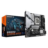 Материнская плата GIGABYTE B860M GAMING WIFI6 [LGA 1851, Intel B860, mATX, 2×DDR5 до 128 ГБ, 2×M.2, 2.5 GbE, Wi-Fi 6, 6×USB]