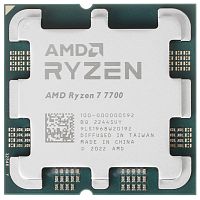 Процессор AMD Ryzen 7 7700 OEM [AM5, 8 x 3.8 ГГц, L2 - 8 МБ, L3 - 32 МБ, 2 х DDR5-5200 МГц, TDP 65 Вт]