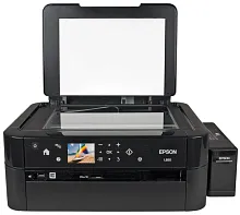 МФУ струйное Epson L850 [цветная печать, A4, 5760x1440 dpi, ч/б - 4.8 стр/мин (А4), USB, СНПЧ]
