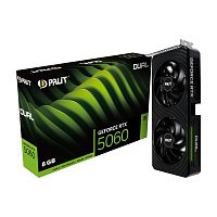 Видеокарта Palit GeForce RTX 5060 Dual 8GB [PCIe 5.0, GPU 2280 МГц, 8 ГБ GDDR7, 128 бит, 3 x DisplayPort, HDMI]