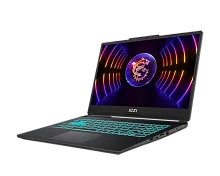Ноутбук MSI Gaming Cyborg 15 A3UC Black, Intel Core i5-13420H (8 ядер/12 потоков up to 4.6Ghz), 64GB DDR5, 256GB SSD M2 NVMe, NVIDIA GeForce RTX 4050 6GB GDDR6, 15.6" FULL HD 144GHZ (1920x1080), WiFi BT Cam DOS, eng-rus, графит [9S7-15K111-2243]