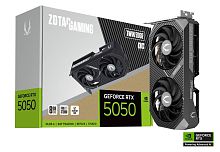 Видеокарта ZOTAC GAMING GeForce RTX 5050 Twin Edge [PCIe 5.0, GPU 2317 МГц, 8 ГБ GDDR6, 128 бит, 3 x DisplayPort, HDMI]